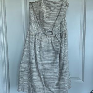 Strapless Gray Dress